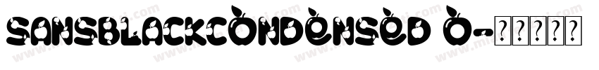 sansblackcondensed o字体转换